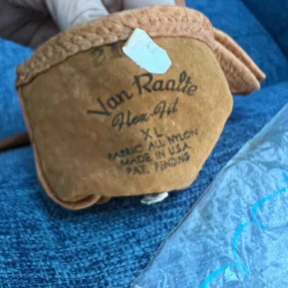 Vintage Beautiful NEW VAN RAALTE Light Brown/Rust Driving Gloves XL - Picture 2 of 3